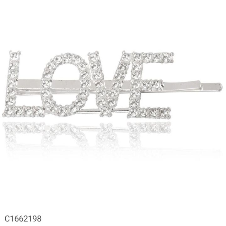 Eye Catching Silver Plated & Stone Hair Clip Vol-2
 uploaded by business on 8/9/2021