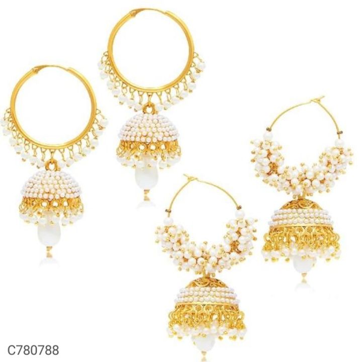 Sukhi Jewels Unique Pearls Earring Buy 1 Get 2 Free uploaded by business on 8/9/2021