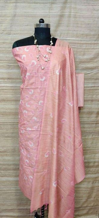 Khadi cotton dress material uploaded by SS HANDLOOM on 8/9/2021