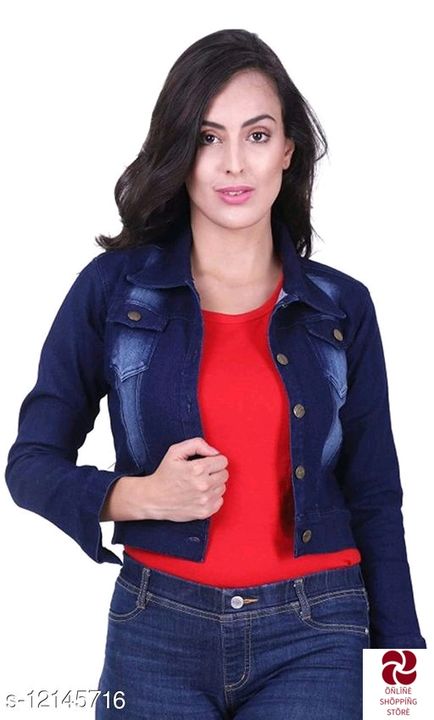 Denim jacket for women uploaded by business on 8/9/2021