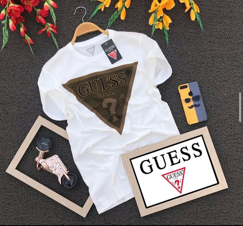 Unisex Tee Guess 🔥🔥 uploaded by GV Collections on 8/9/2021