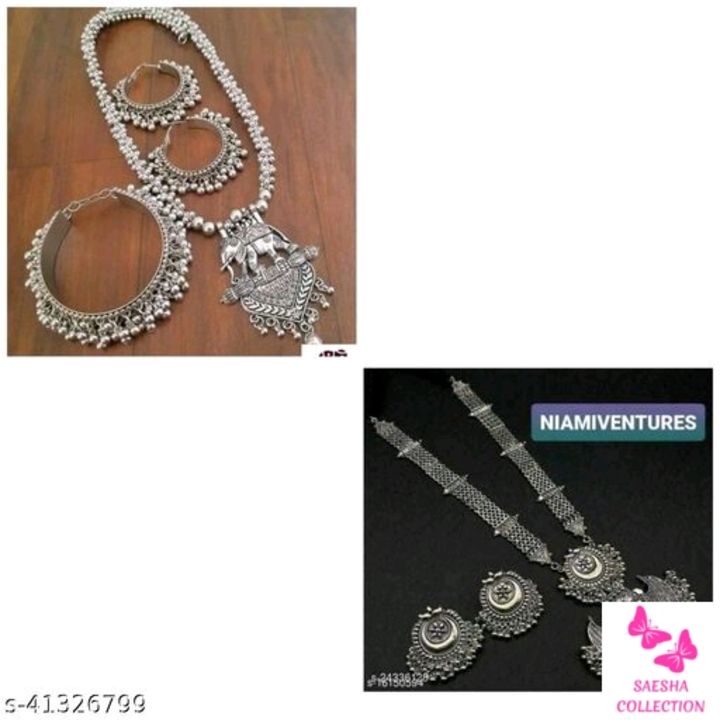 Oxidised silver jewellery uploaded by Seasha collection on 8/9/2021
