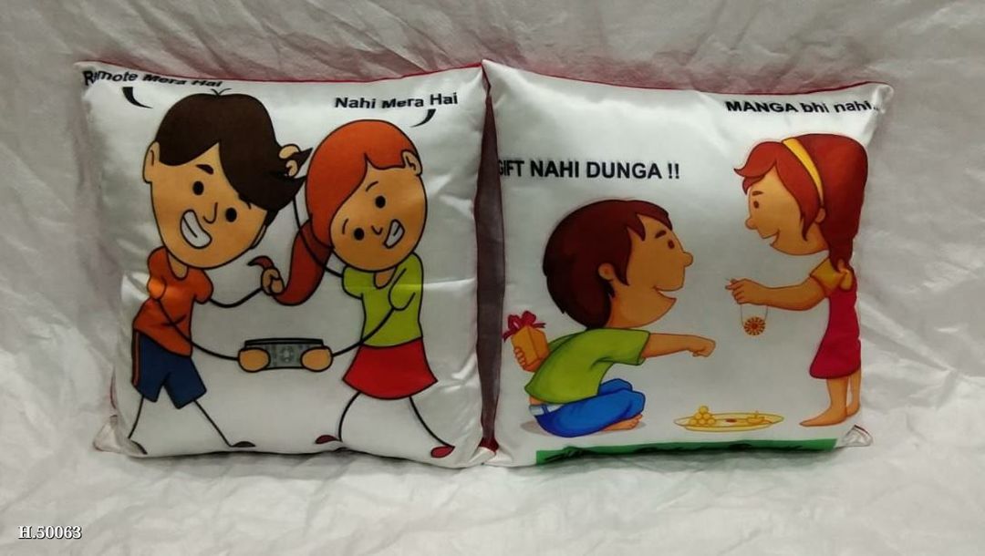 Combo Raksha bandana cushions pair  uploaded by New collection reseller on 8/9/2021