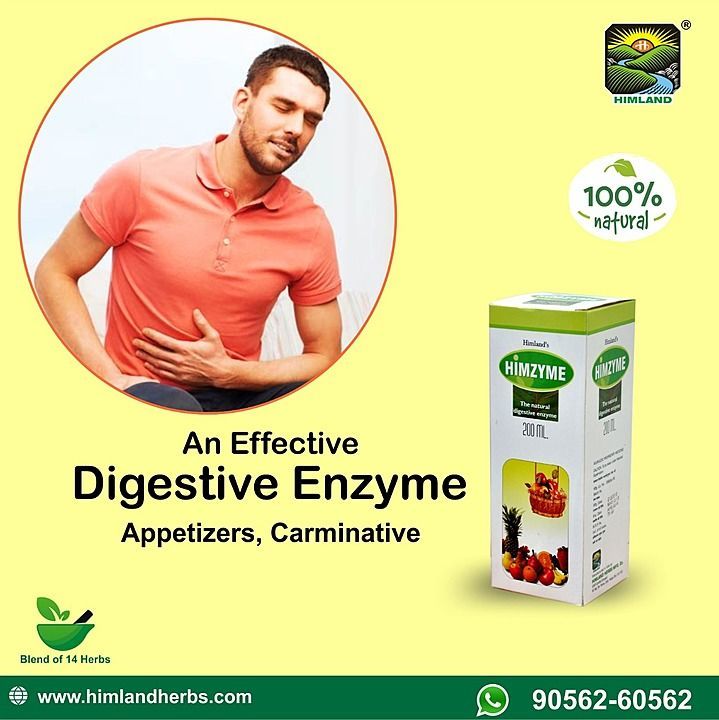 HIMZYME SYRUP  DIGESTIVE ENZYME uploaded by HIMLAND HERBS MFG CO  on 8/29/2020