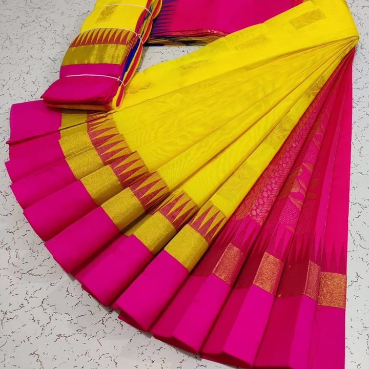 Silk cotton saree COD available uploaded by Jockey shorts on 8/9/2021