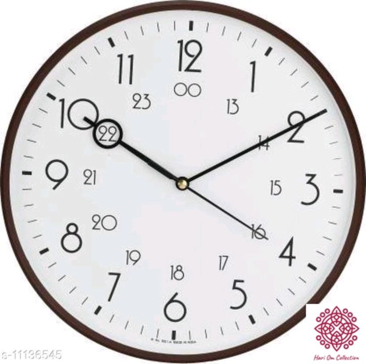 Catalog Name:*Stylo Wall Clocks*
Material: Plastic, Wooden, Metal
Pack: uploaded by Hariom on 8/9/2021