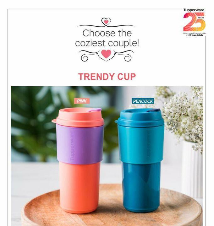 Trendy Cups uploaded by Naks Tupperware Site on 8/9/2021