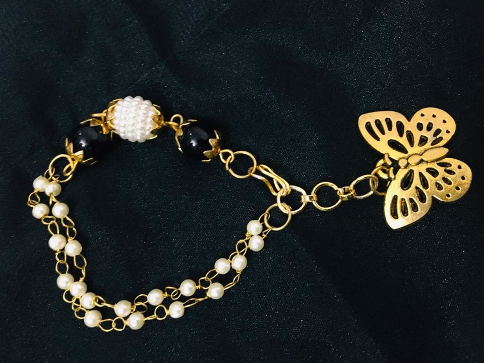Bead butterfly bracelet uploaded by business on 8/9/2021