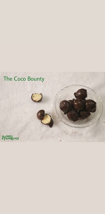 The choco Bounty uploaded by Yaari Namkeen on 8/9/2021