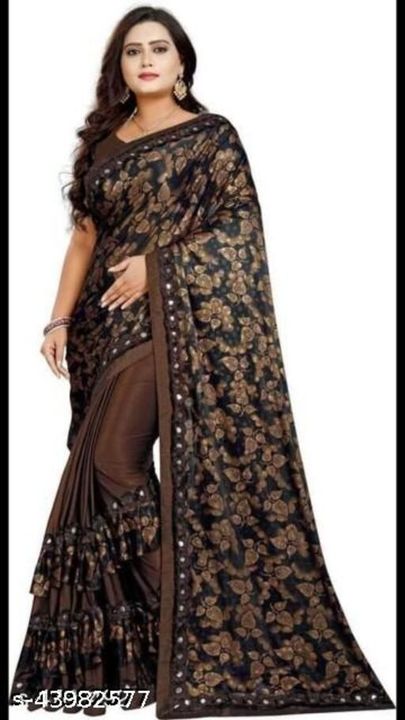 Checkout this latest Sarees
Product Name: *Charvi Graceful Sarees free delivery COD uploaded by Well sell on 8/10/2021