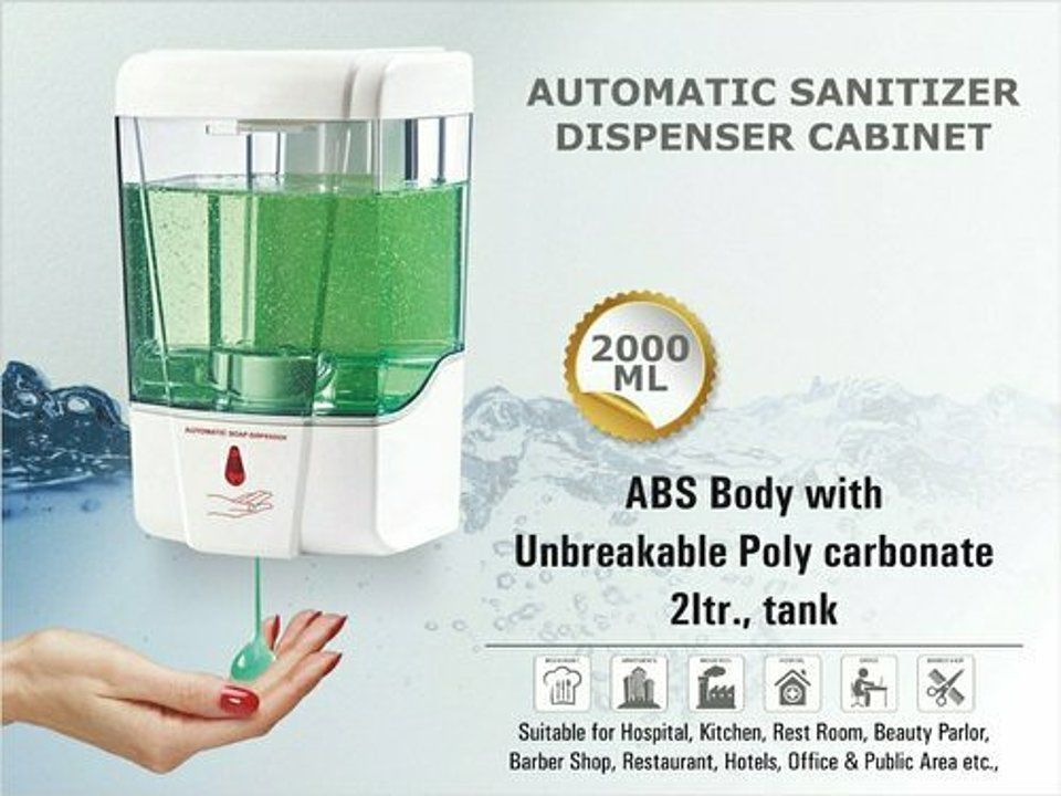 Automatic sanitizer dispensor uploaded by business on 8/29/2020