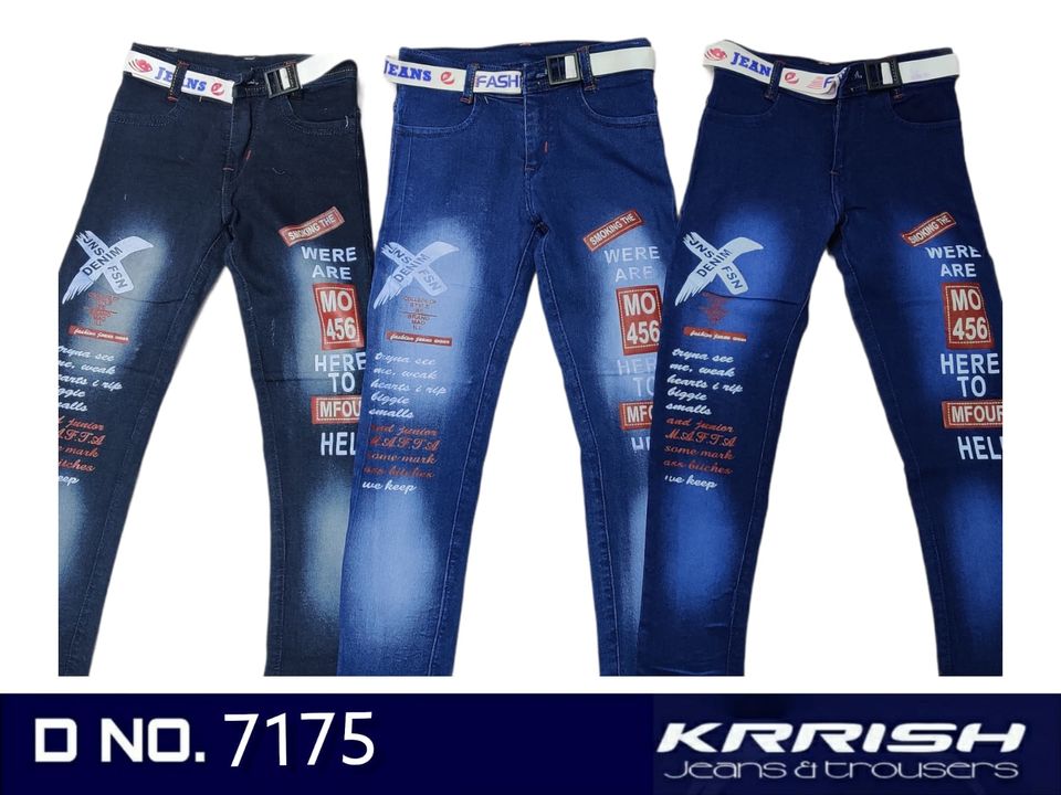Boys Printed Jeans uploaded by business on 8/10/2021