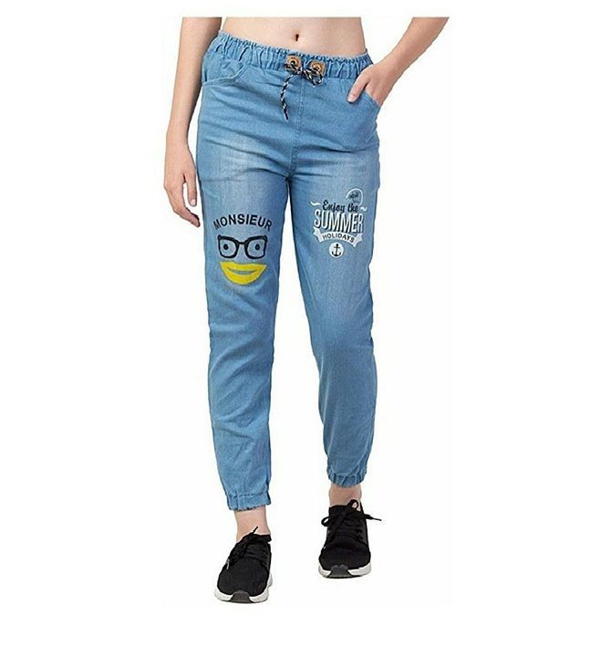 Denim joggers uploaded by business on 8/29/2020