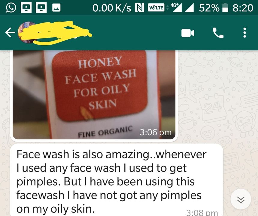 Erthe honey face wash uploaded by business on 8/10/2021