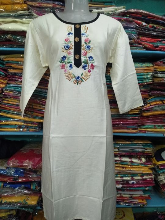Cotton kurti uploaded by Ruksona Fashion garments on 8/10/2021