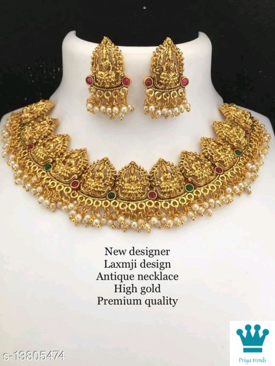 Jewelry set uploaded by Priya'd trends on 8/10/2021