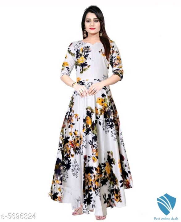 Trendy women stylish long gowns uploaded by Ladies Special on 8/10/2021