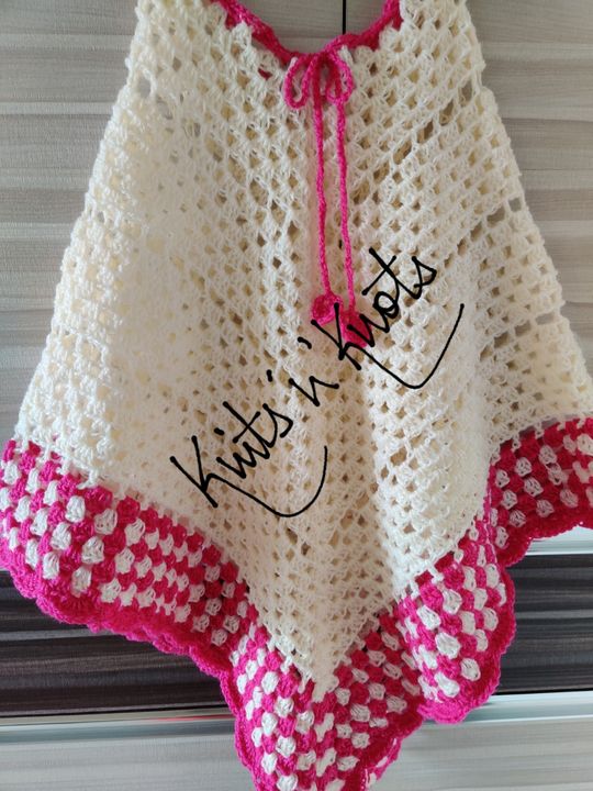 Post image Woollen crochet ponchos for kids and adults