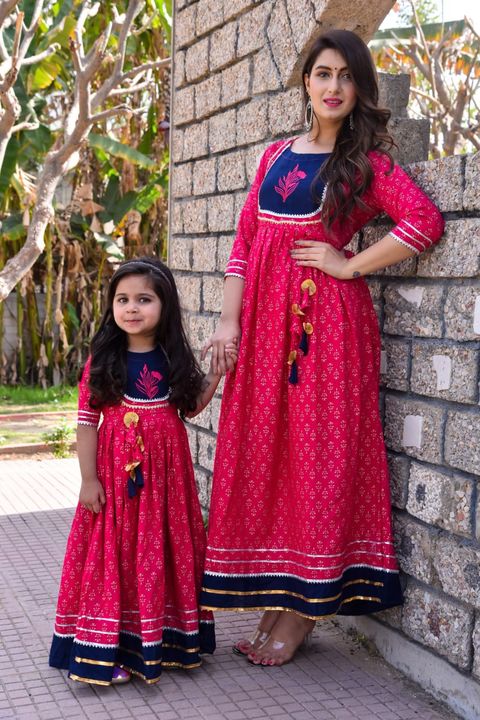 Mother daughter combo frocks uploaded by business on 8/10/2021