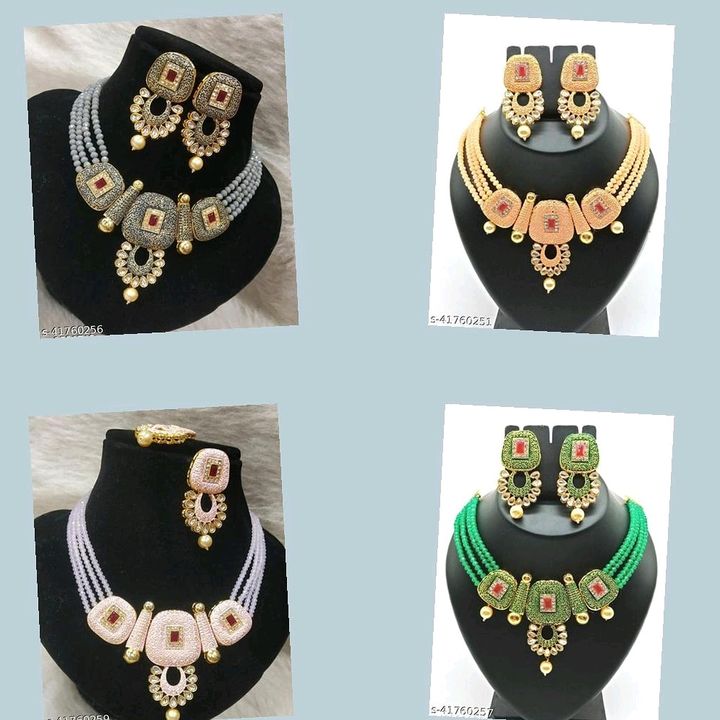 Stylish necklace uploaded by Meenal Jain on 8/10/2021