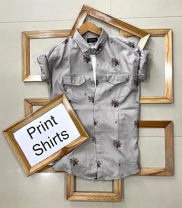 Print shirt uploaded by Aakash collection on 8/29/2020