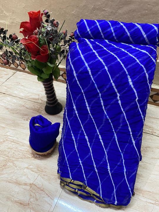 lahriya saree uploaded by business on 8/10/2021