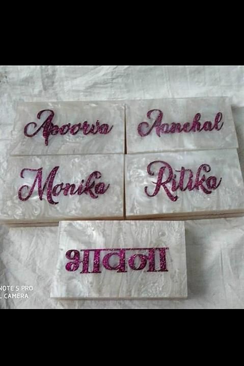 Marble style Clutches with ur name  uploaded by business on 8/29/2020