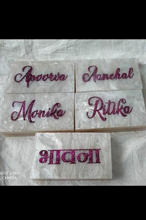 Marble style Clutches with ur name  uploaded by Nisha clothes  on 8/29/2020