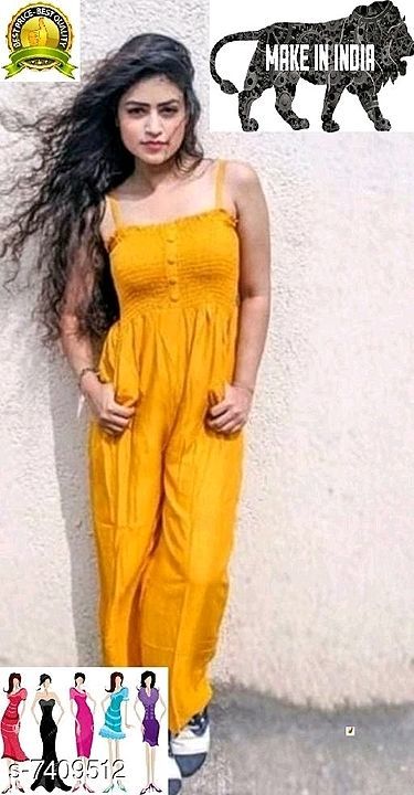 Stylish sleeveless Jumpsuits  uploaded by Agrawal women fashion  on 8/29/2020