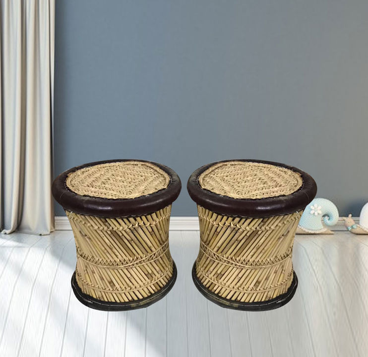 Natural Handmade Bamboo Extra Large Mudha Stool Pair For Indoor/Outdoor(Set Of 2)

 uploaded by Craferia Export on 8/11/2021