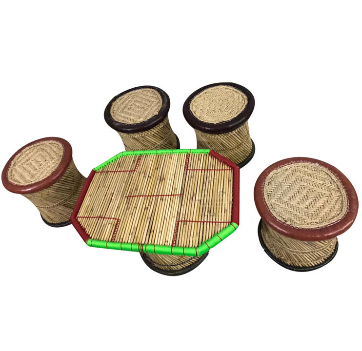 Handcrafted Extra Large Mudha Stools With Table For Sitting Indoor/Outdoors Set Of 5

 uploaded by Craferia Export on 8/11/2021