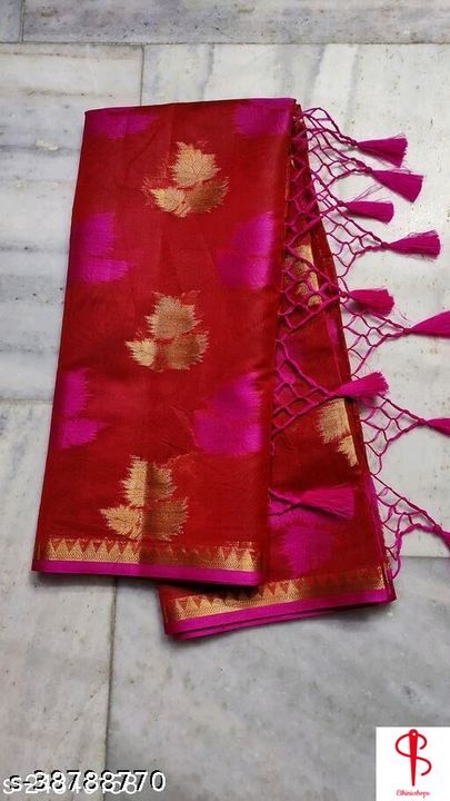 Post image ☄️Abhisarika Voguish Sarees
Saree Fabric: Cotton SilkBlouse: Without BlouseBlouse Fabric: No BlousePattern: Zari WovenMultipack: SingleSizes: Free Size (Saree Length Size: 5.5 m) 
