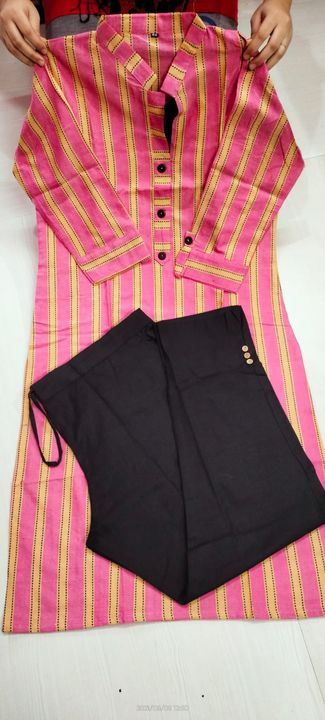 KURTI WITH TROUSER SET  uploaded by business on 8/11/2021
