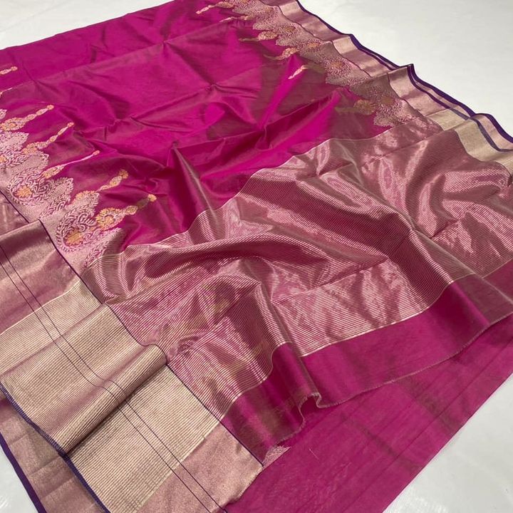 Chanderi handloom pattu silk saree uploaded by M/s Fankar on 8/11/2021