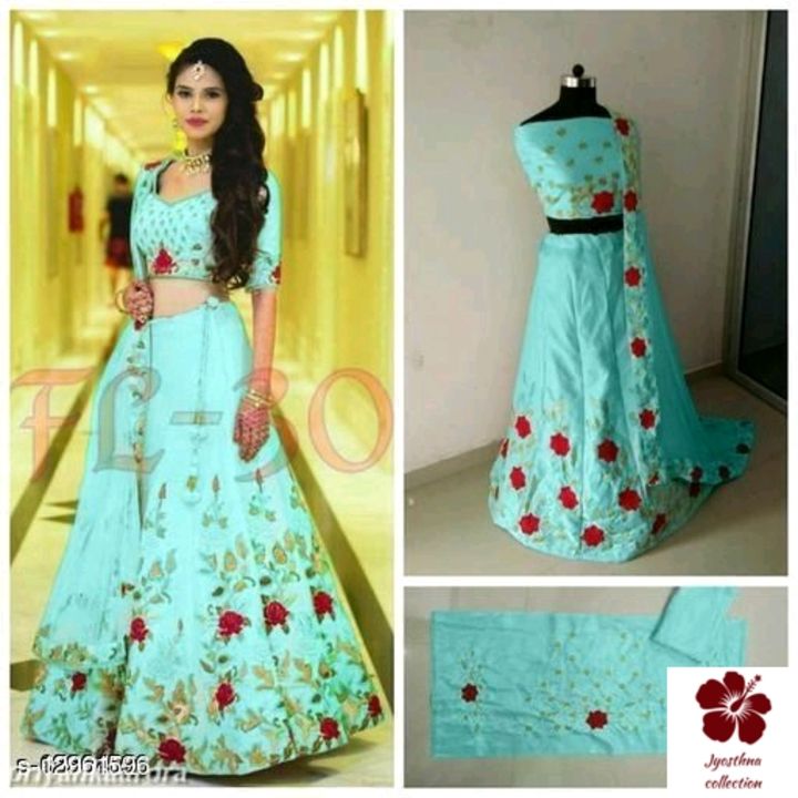 Semi striched lehenga uploaded by business on 8/11/2021