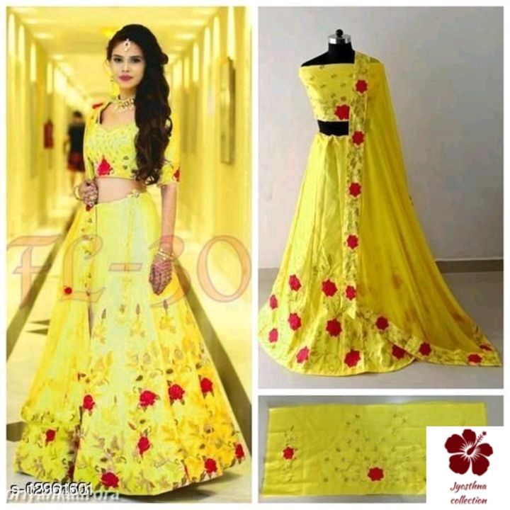 Semi striched lehenga uploaded by Jyosthna collection on 8/11/2021