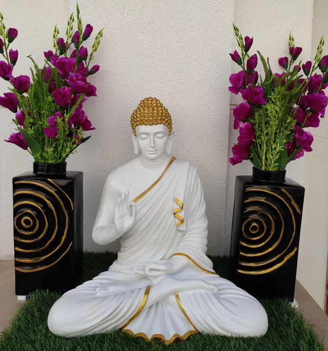 Post image Lord Buddha Ji😍Size : 22 inch approxMaterial : Poly resinPrice : 3500 per pcShipping freeDispatch time 10-15 days..Flower pots not included. https://chat.whatsapp.com/DhkY80yEksUBmxf2jKjy9P