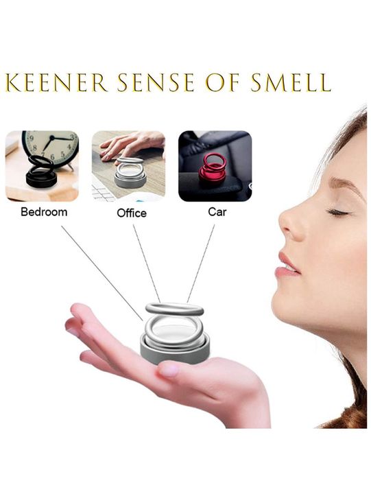  Car Perfume Solar Energy Rotating 360 Degree Ring Car Air Freshener 

 uploaded by Heer Beauty Store  on 8/11/2021
