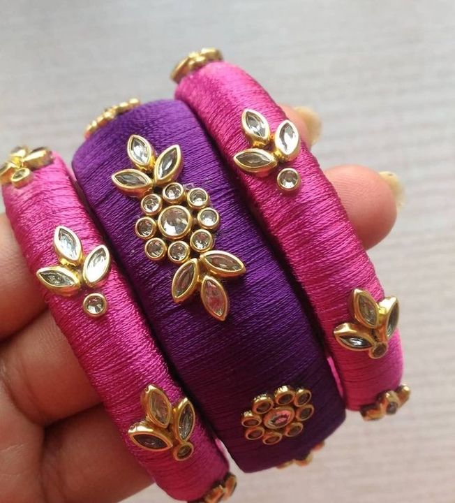 Silkthread bangles  uploaded by Siva's silkthread bangles on 8/11/2021