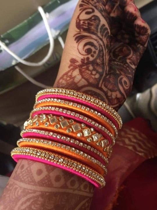 Silkthread bangles  uploaded by Siva's silkthread bangles on 8/11/2021