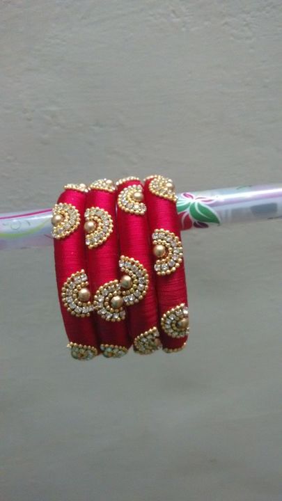 Silkthread bangles  uploaded by business on 8/11/2021