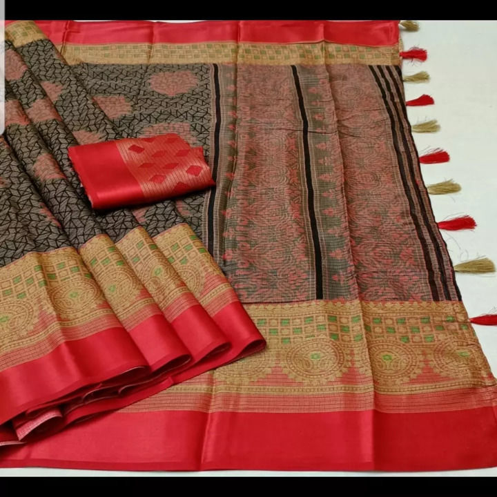 Brasso sarees uploaded by Blue Blossom on 8/11/2021