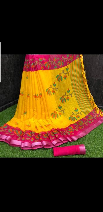 Product image of Soft linen sarees, ID: soft-linen-sarees-4050df34