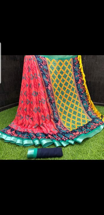 Soft linen sarees uploaded by Blue Blossom on 8/11/2021