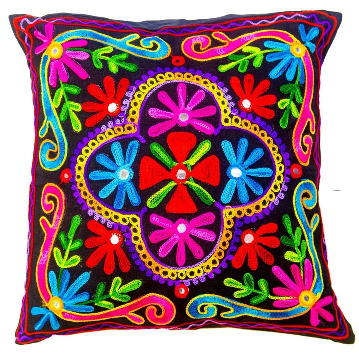Embroidery cushion cover uploaded by business on 8/11/2021