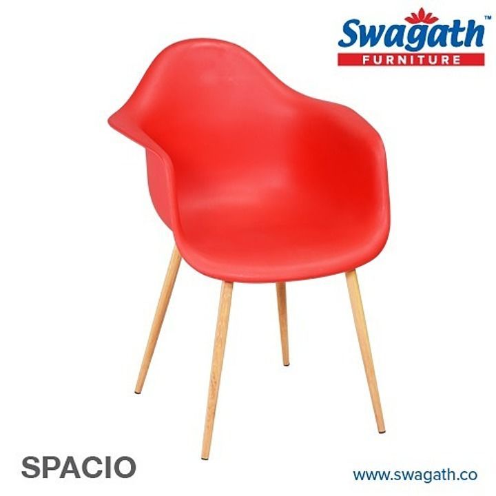 Swagath SPACIO Chair with Powder Coated Steel Legs uploaded by Swagath Furniture on 8/30/2020