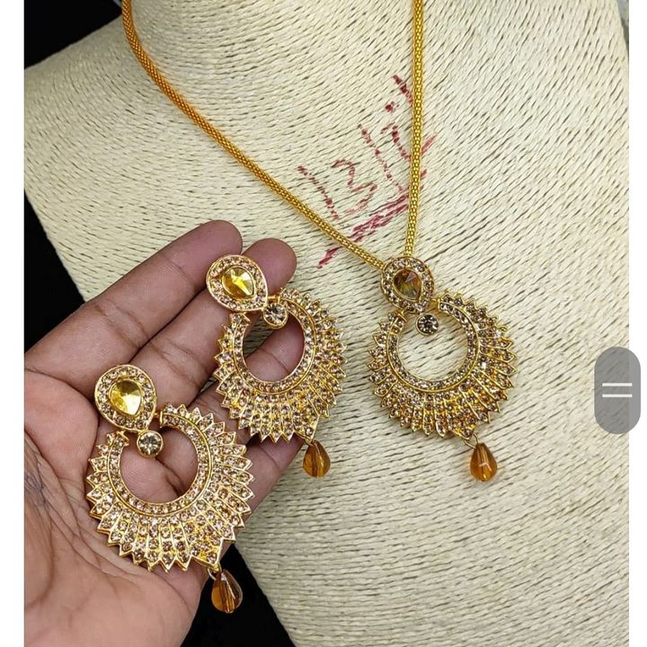 Product image with price: Rs. 129, ID: pendent-set-with-beautiful-earrings-0d9e0265