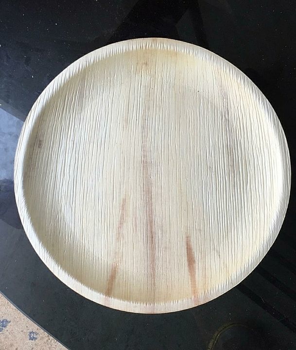 Areca leaf round plate 12 inchs uploaded by business on 5/30/2020