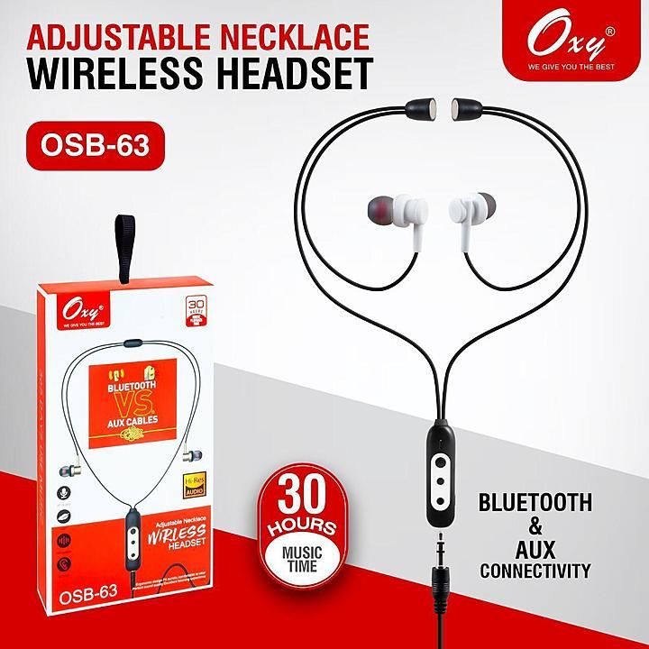 Oxy OSB-63 WIRELEES Bluethooth Earphone (30 Hurs Music Time) With 6 Months Warranty uploaded by Sk Telicom on 8/30/2020