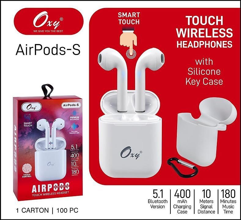 Oxy Airlods S Touch Wirelees Headset Extra Bass Super Sounds uploaded by business on 8/30/2020